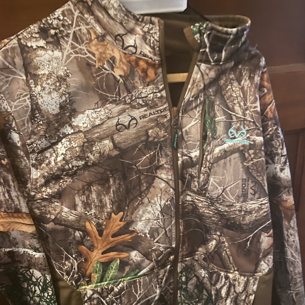 Real tree camouflage jacket